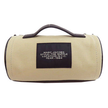Marc Jacobs Shoulder Bag Canvas Beige 2Way