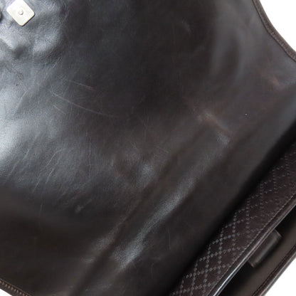 Gucci Shoulder Bag 223665 Leather Brown Diamante