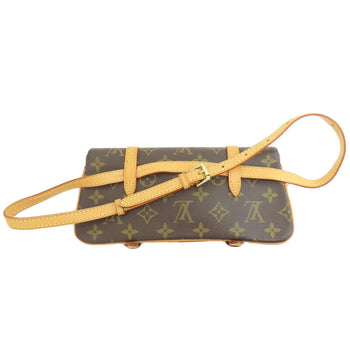 Louis Vuitton Hip Bag M51159 Monogram Canvas Brown Pochette Marrell