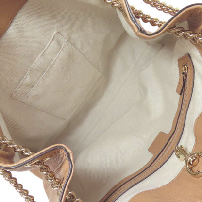 Gucci Tote Bag 536196 Leather Brown Soho Outlet Interlocking G