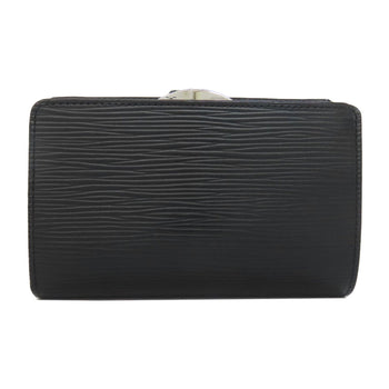 Louis Vuitton Bifold Wallet M63242 Epi Black Portefeuille Vienova Women