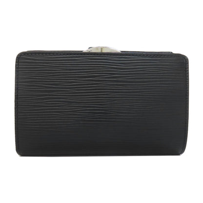 Louis Vuitton Bifold Wallet M63242 Epi Black Portefeuille Vienova Women