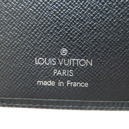Louis Vuitton Bifold Wallet M63242 Epi Black Portefeuille Vienova Women