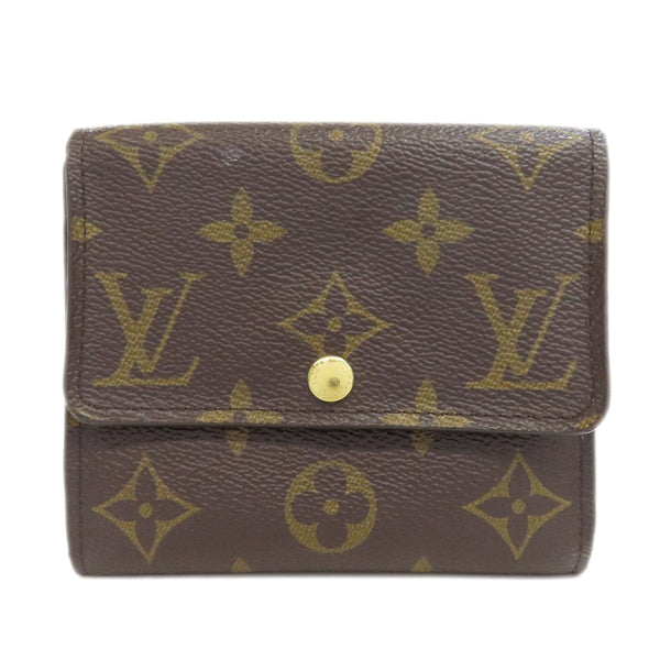 Louis Vuitton Bifold Wallet Monogram Canvas Brown Portefeuille Anais Women