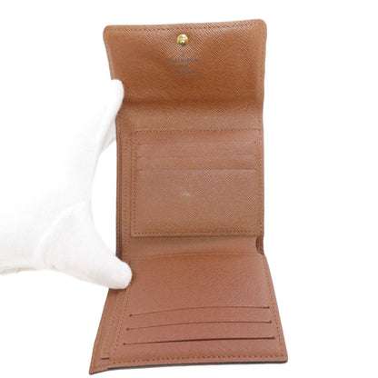 Louis Vuitton Bifold Wallet Monogram Canvas Brown Portefeuille Anais Women
