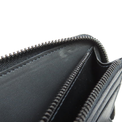 Louis Vuitton Long Wallet Purse M69047 Ann Platt Black Zippy Wallet Vertical Women