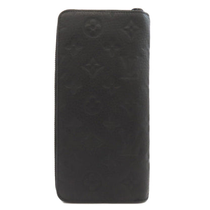 Louis Vuitton Long Wallet Purse M69047 Ann Platt Black Zippy Wallet Vertical Women
