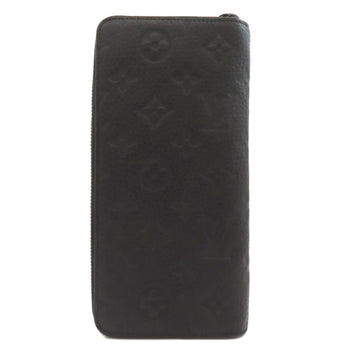 Louis Vuitton Long Wallet Purse M69047 Ann Platt Black Zippy Wallet Vertical Women