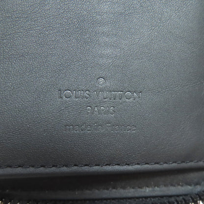 Louis Vuitton Long Wallet Purse M69047 Ann Platt Black Zippy Wallet Vertical Women