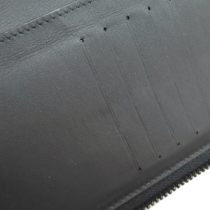 Louis Vuitton Long Wallet Purse M69047 Ann Platt Black Zippy Wallet Vertical Women