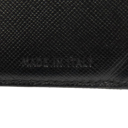 Prada Bifold Wallet M170 Nylon Black Logometal Women