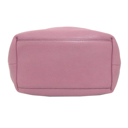 Tods Handbag Leather Pink 2Way