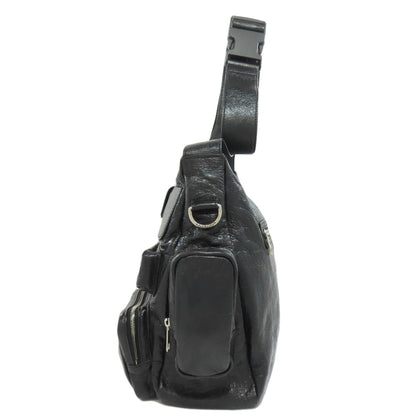 Balenciaga Shoulder Bag 785297 Calfskin Black Super Busy Women