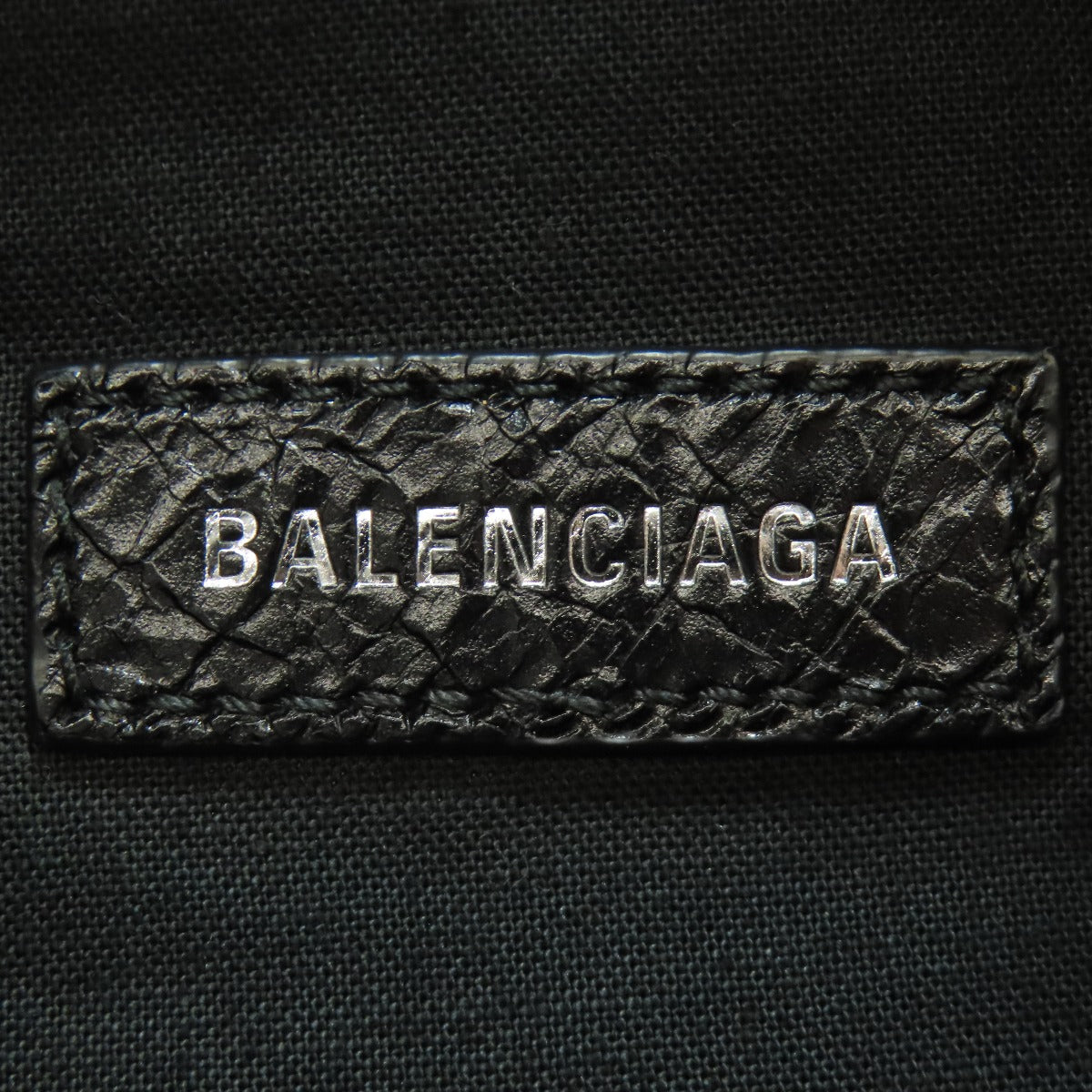 Balenciaga Shoulder Bag 785297 Calfskin Black Super Busy Women