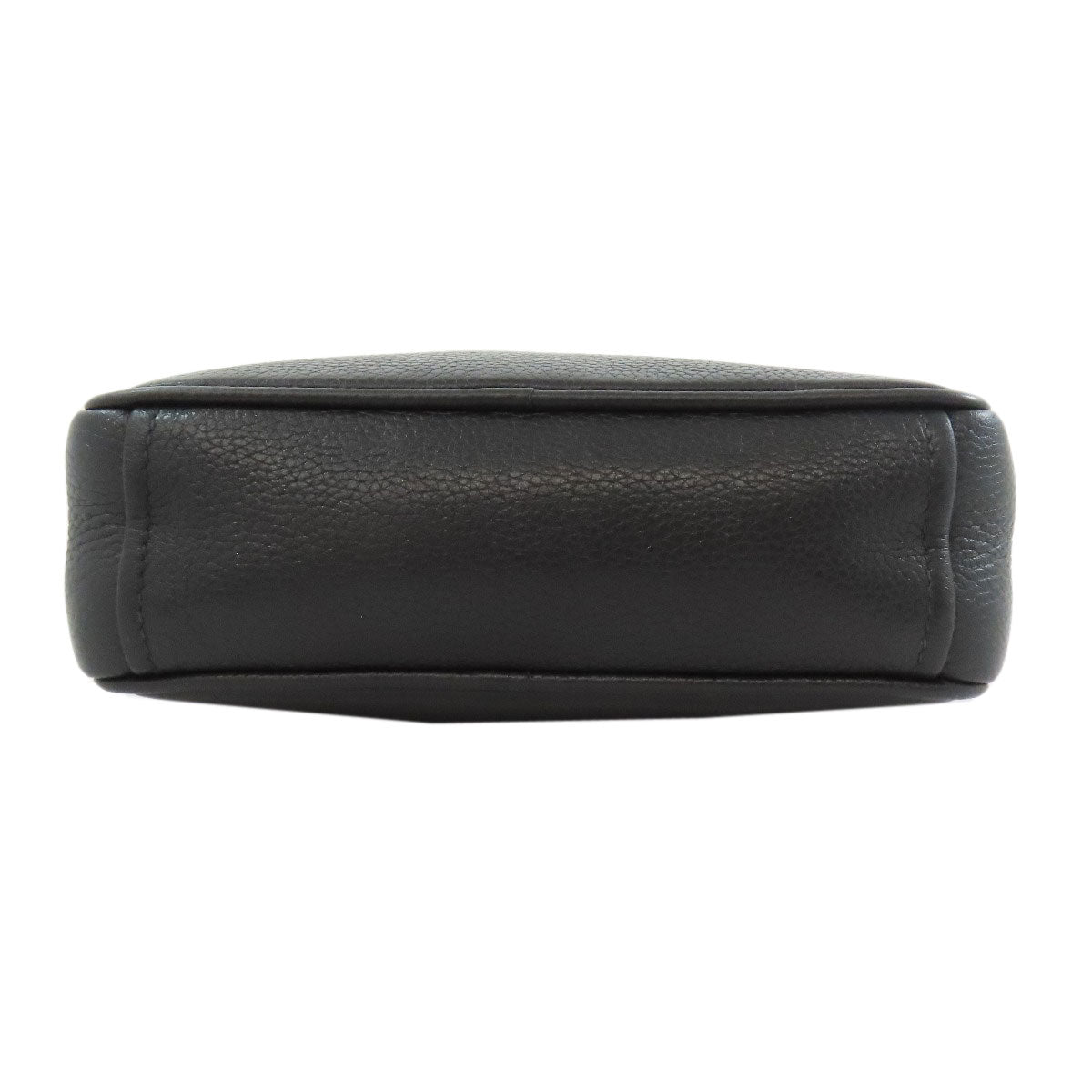 Prada Shoulder Bag Calfskin Black Long Shoulder