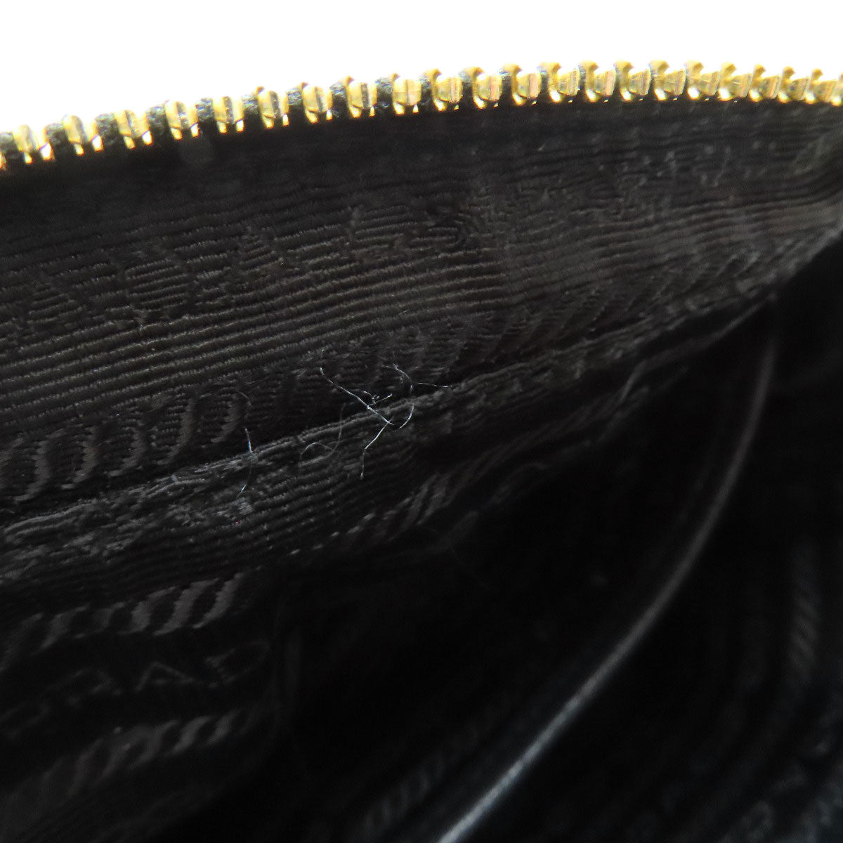 Prada Shoulder Bag Calfskin Black Long Shoulder