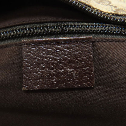 Gucci Handbag 131230 Canvas Brown Gg Shelly Line