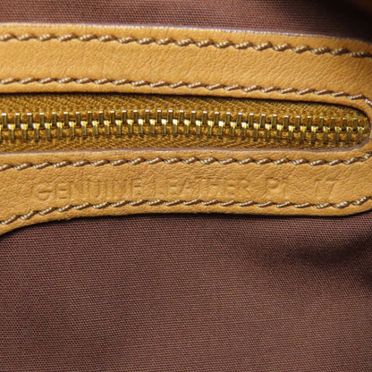 Tods Shoulder Bag Leather Beige Logo