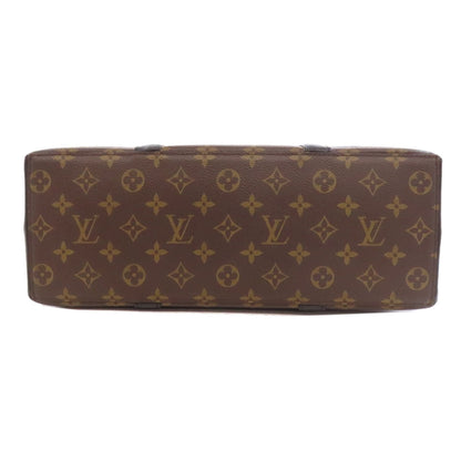 Louis Vuitton Handbag M45734 Monogram Canvas Brown Weekend Tote Pm Monogram Macassar