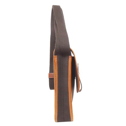 Hermes Shoulder Bag Towar Officche Brown Buenaventura Pm Women