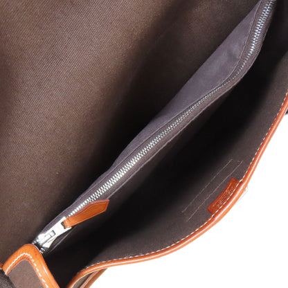 Hermes Shoulder Bag Towar Officche Brown Buenaventura Pm Women