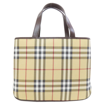 Burberry Handbag Pvc Beige Nova Check