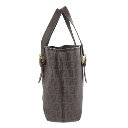 Fendi Handbag Pvc Brown Zucca Pattern