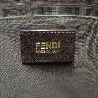 Fendi Handbag Pvc Brown Zucca Pattern