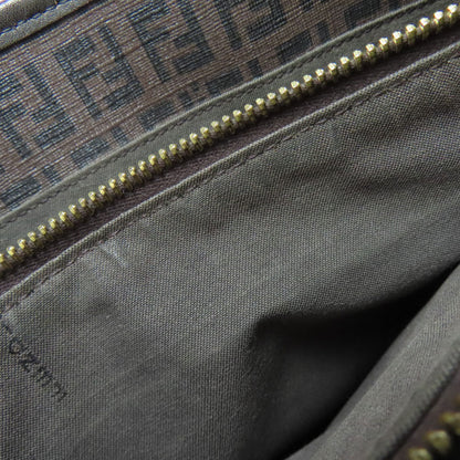 Fendi Handbag Pvc Brown Zucca Pattern