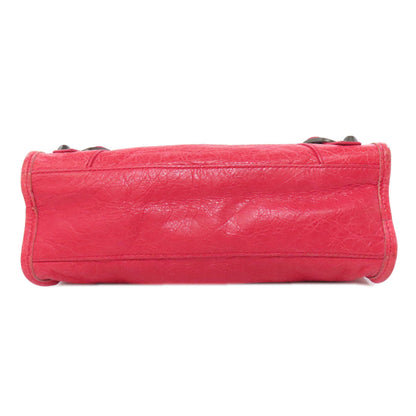Balenciaga Handbag 300295 Calfskin Pink Classic Mini City Women