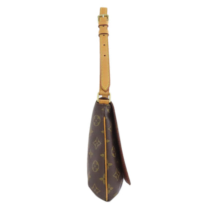 Louis Vuitton Shoulder Bag M51257 Monogram Canvas Brown Musette Tango S Women