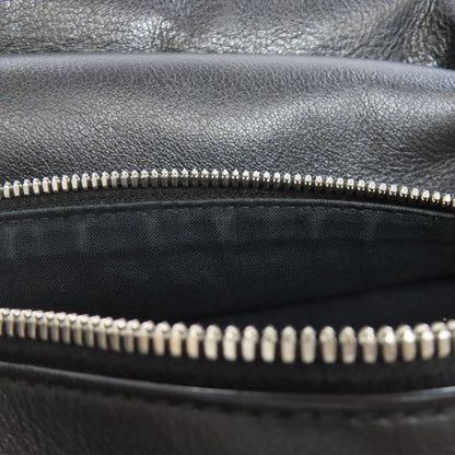 Balenciaga Backpack 545193 Calfskin Black Logo Women