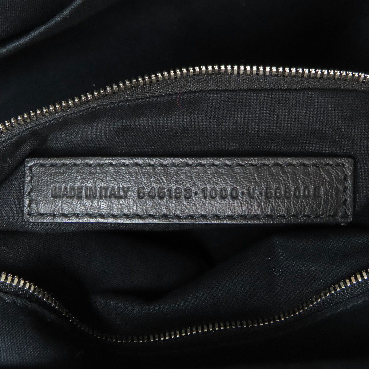 Balenciaga Backpack 545193 Calfskin Black Logo Women