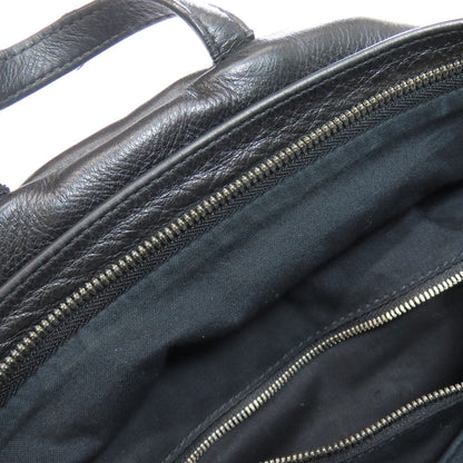 Balenciaga Backpack 545193 Calfskin Black Logo Women