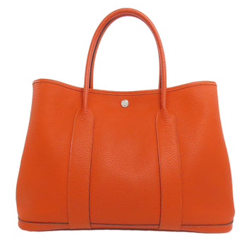 Hermes Tote Bag Negonda Orange Garden Party Pm Silvermetal