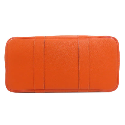 Hermes Tote Bag Negonda Orange Garden Party Pm Silvermetal