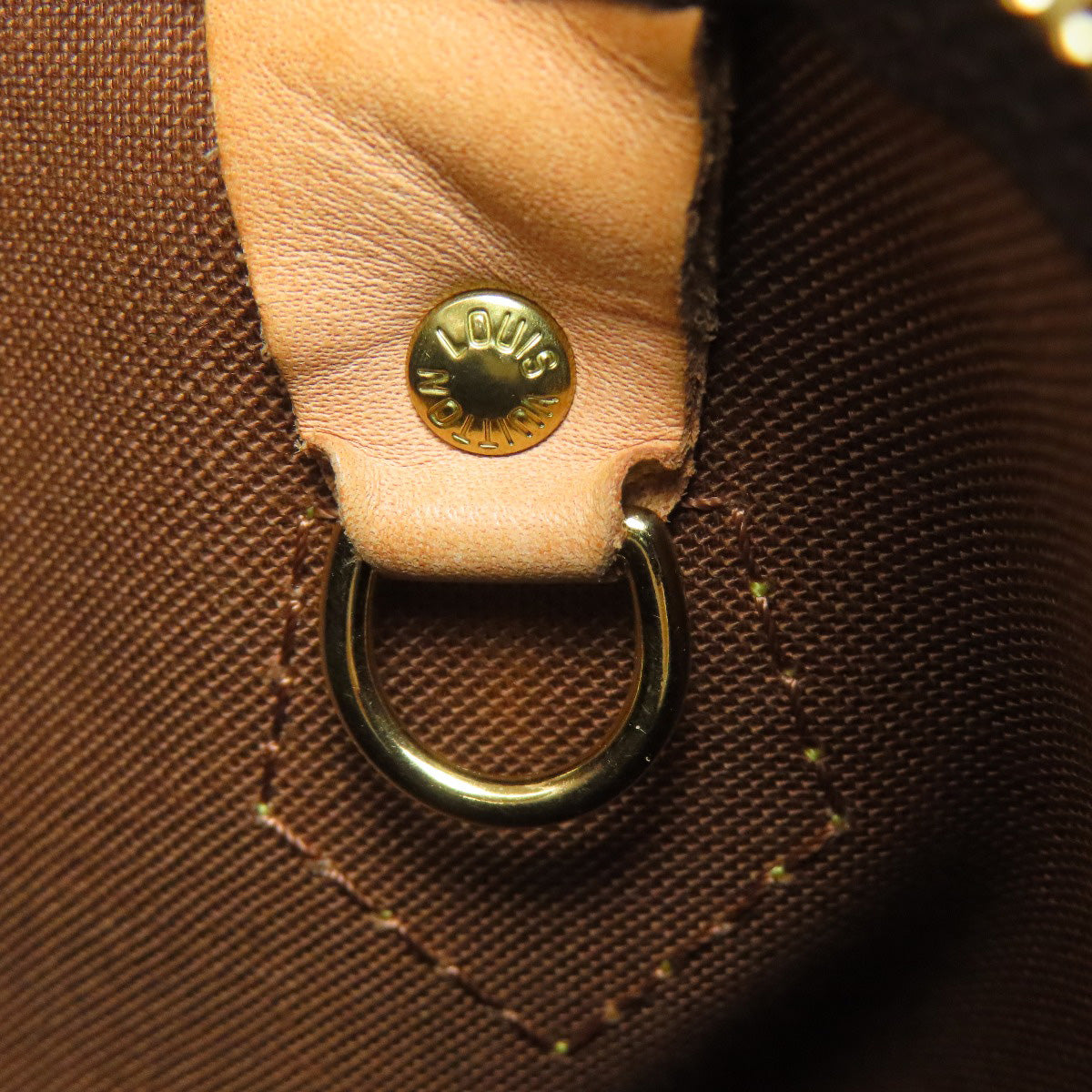 Louis Vuitton Boston Duffel Bag N41531 Monogram Canvas Brown Speedy 30 Women