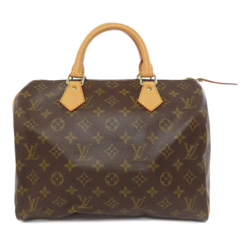 Louis Vuitton Boston Duffel Bag N41531 Monogram Canvas Brown Speedy 30 Women