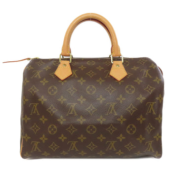 Louis Vuitton Boston Duffel Bag N41531 Monogram Canvas Brown Speedy 30 Women