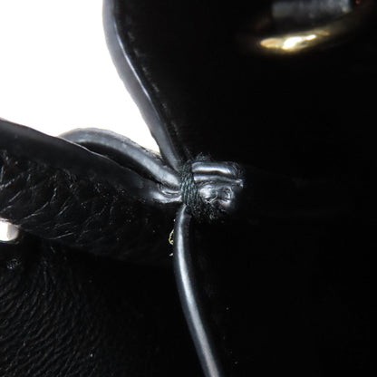 Prada Handbag Leather Black 2Way