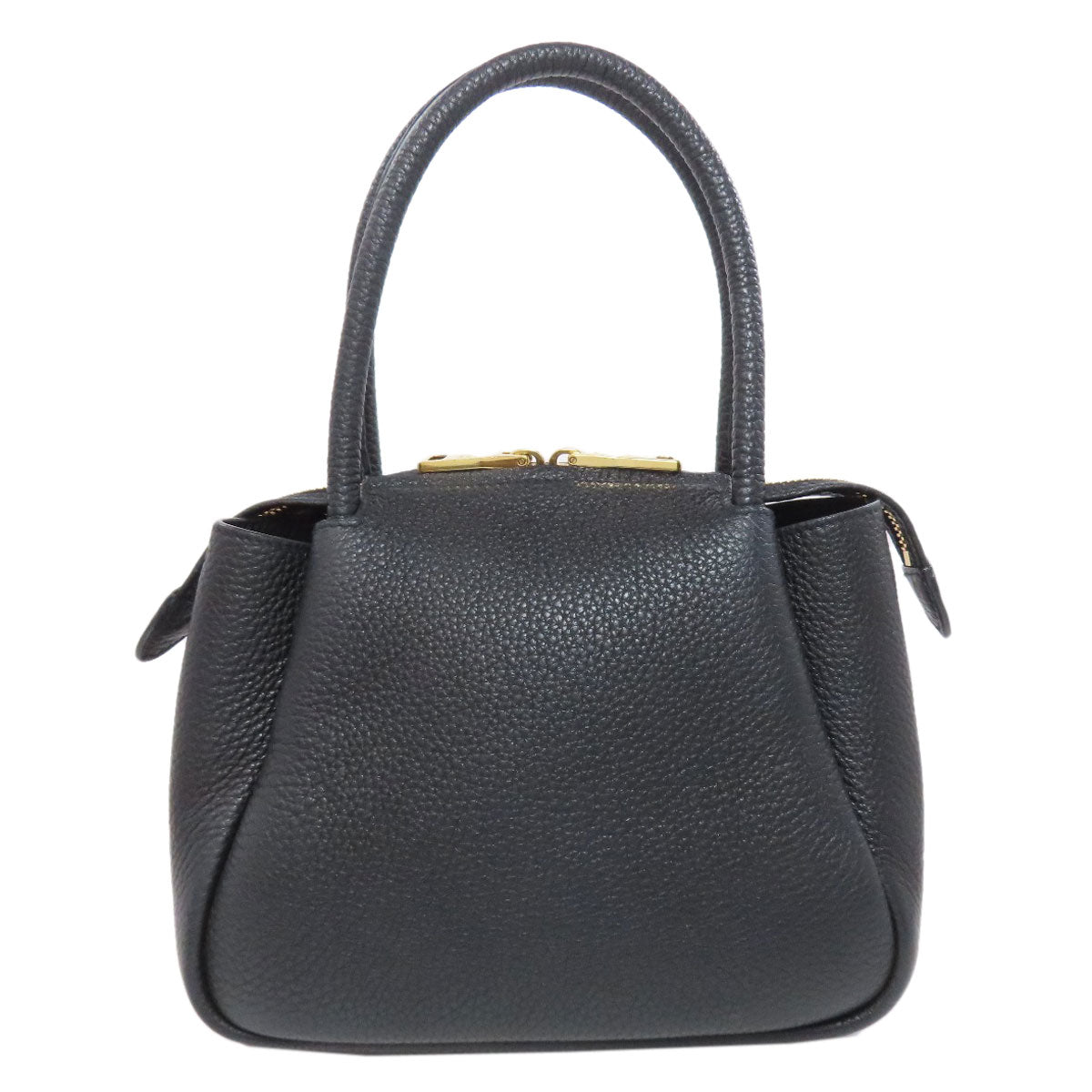 Prada Handbag Leather Black 2Way