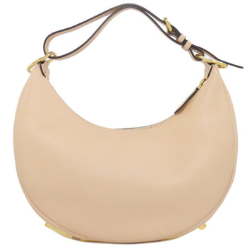 Fendi Handbag Leather Pink Fendigraphy Women