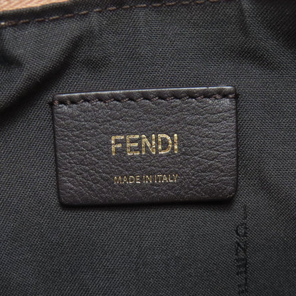 Fendi Handbag Leather Pink Fendigraphy Women