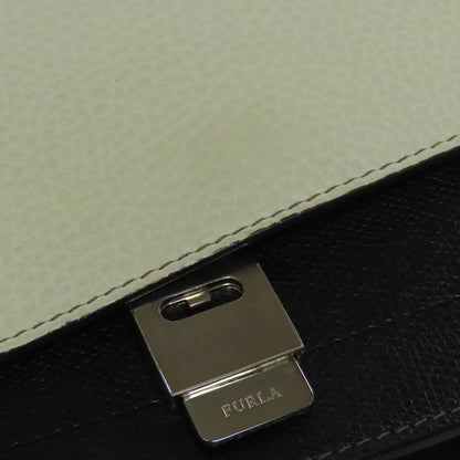 Furla Shoulder Bag Leather White Chain Bag Women