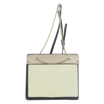 Furla Shoulder Bag Leather White Chain Bag Women