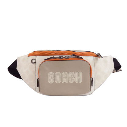 Coach Sling Bag C8129 Leather Gray Logo