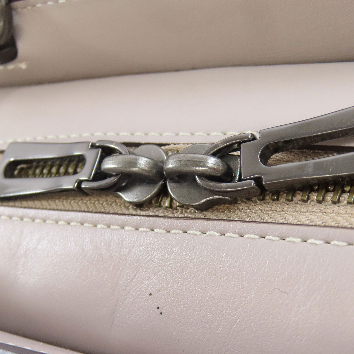 Coach Handbag F49500 Leather Gray 2Way Women