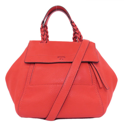 Tory Burch Handbag Leather Red 2Way