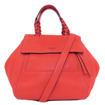 Tory Burch Handbag Leather Red 2Way