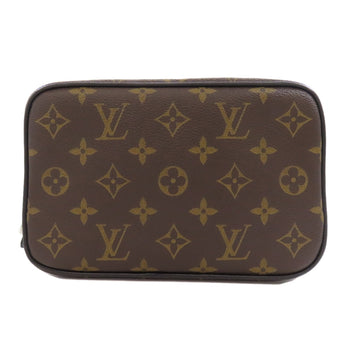 Louis Vuitton Cosmetics Pouch M47507 Monogram Macacer Brown Truth Toilette Pm Women